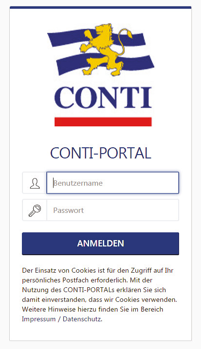 conti-login